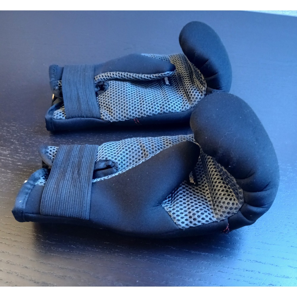 Century FloMotion Black Red Mesh Neoprene Bag Gloves L/XL Cardio Kickboxing - Picture 5 of 8